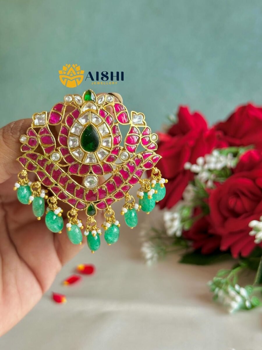Floral Pearl Designer Hair Choti(Jadau)  – HA143