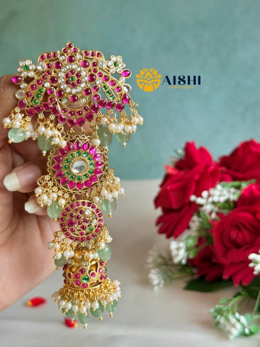 Kemp Pearl Bridal Hair Choti – HA151