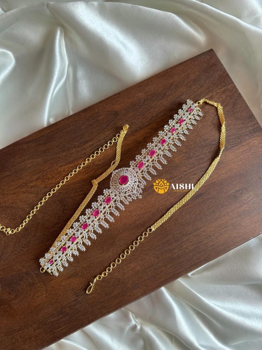 Ruby Cascade Bridal Belt – HB294