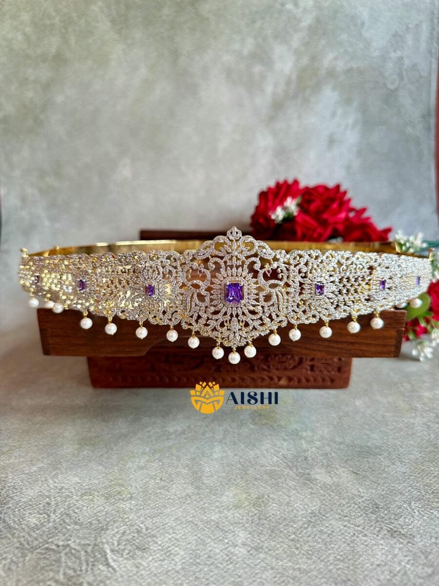 Amethyst Glow CZ Vaddanam – HB288