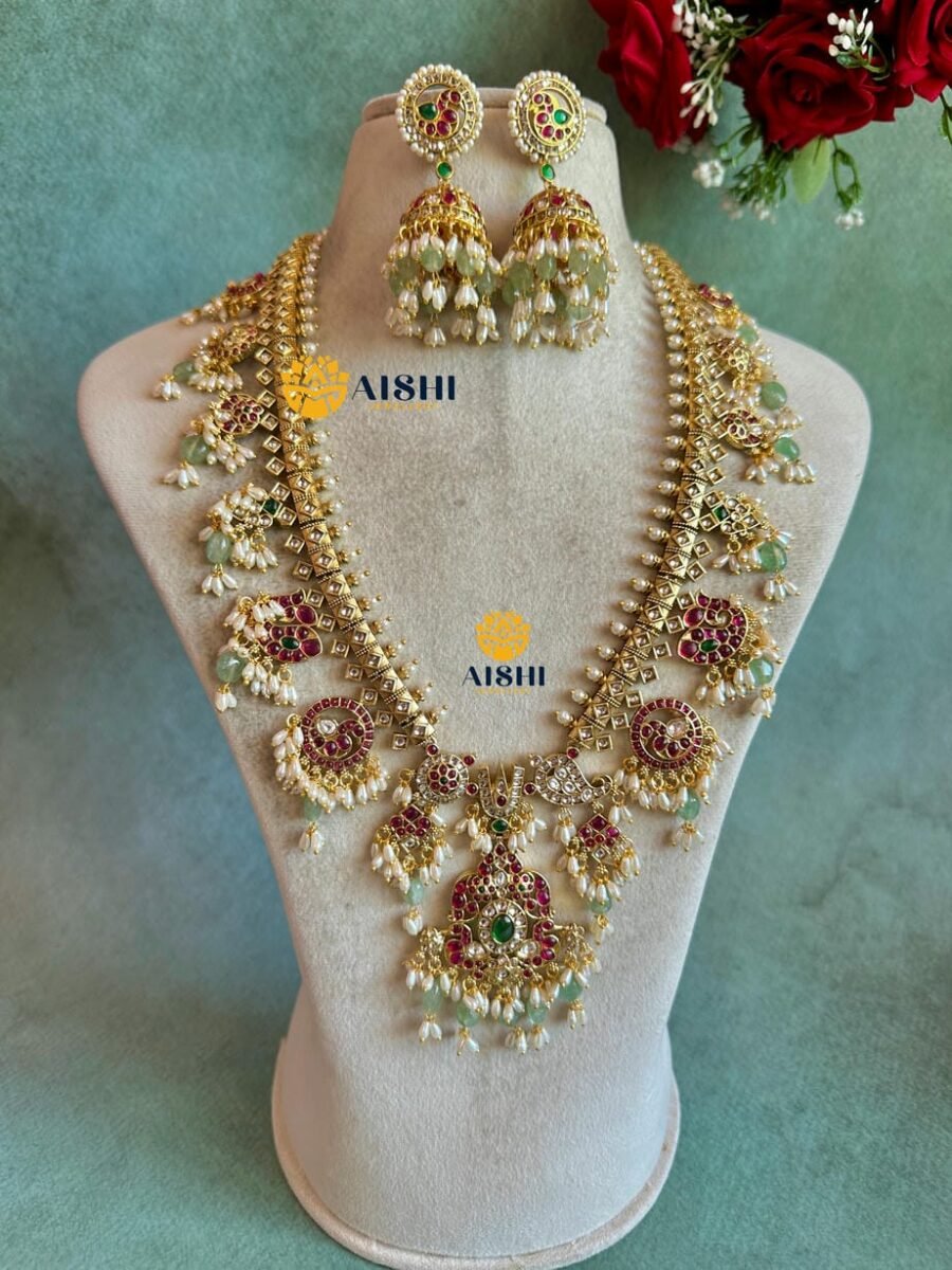 Antique  Pearl Necklace Set -LH498