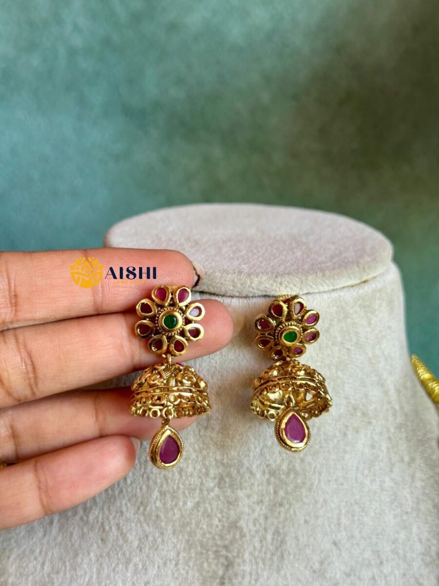 Temple Lakshmi Mango Haram Set – LH504