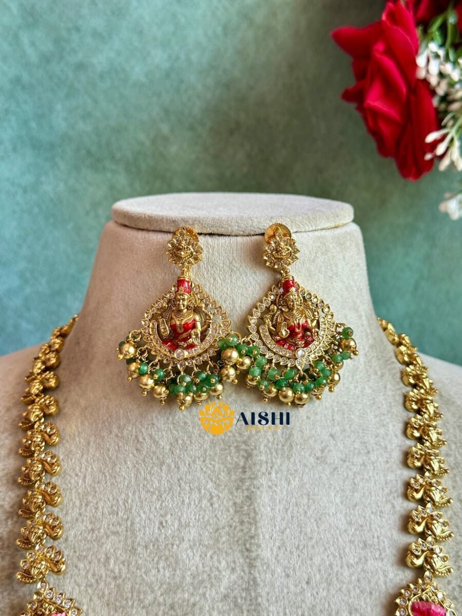 Peacock Temple Designer Haram – LH517