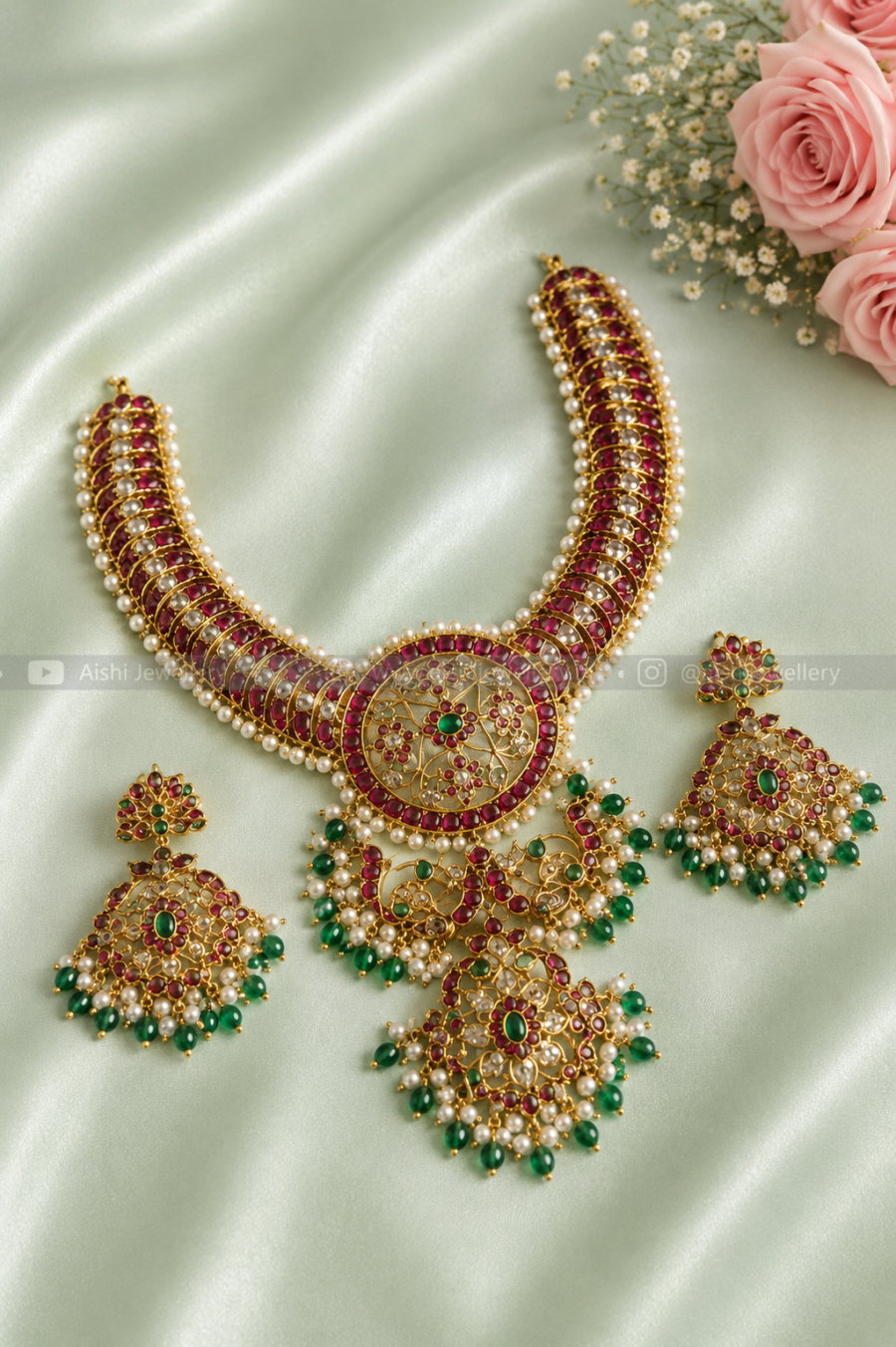 Premium Kemp Bridal Choker Set – N869
