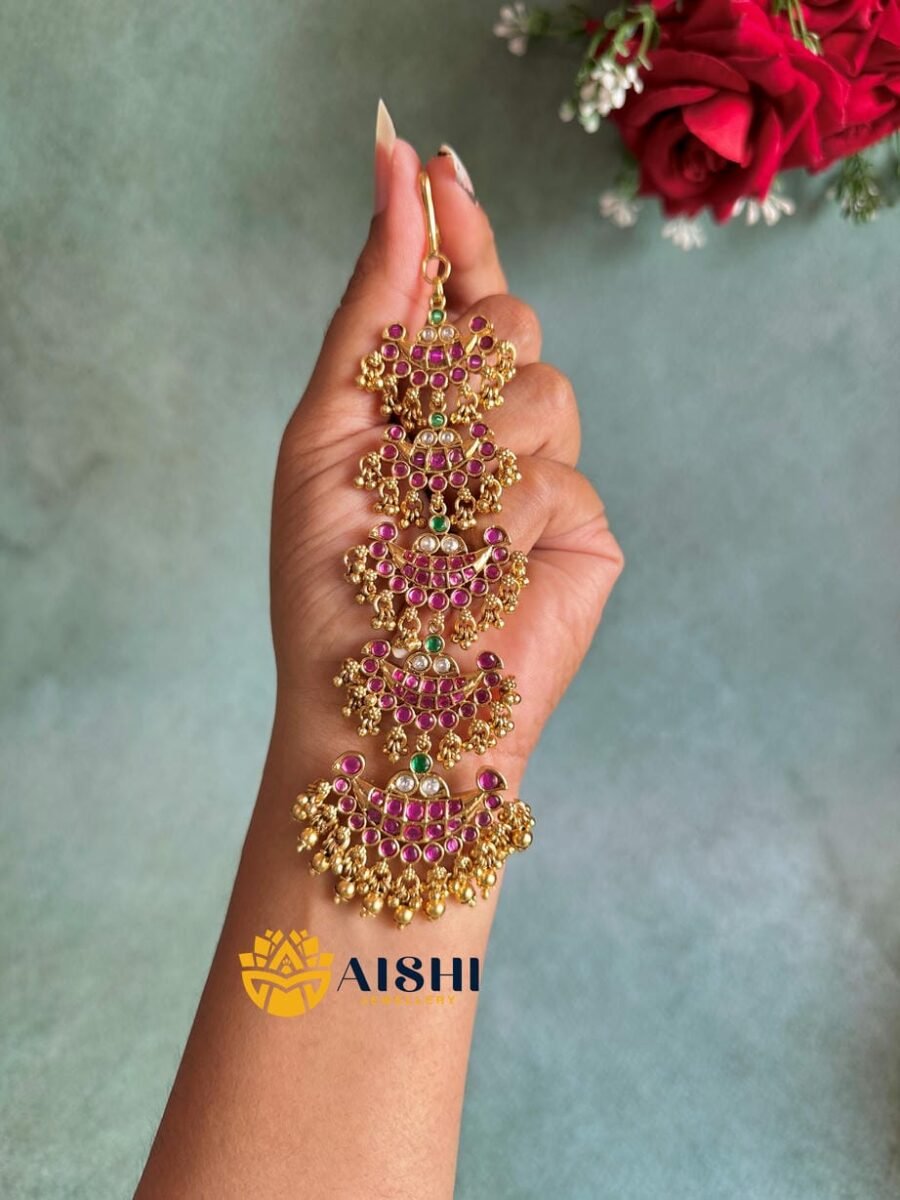 Floral Stone Tikka(Jadau) – T355