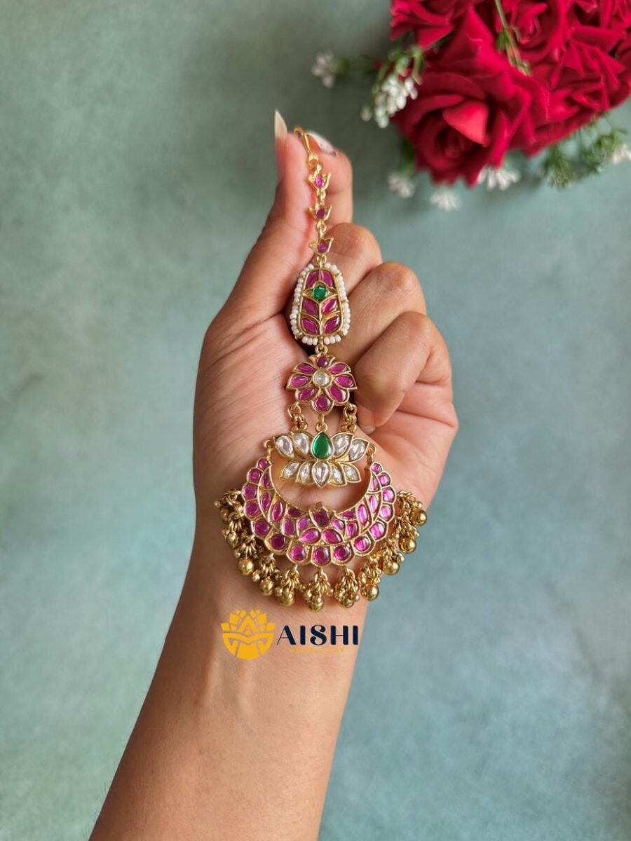 Lakshmi Bridal Tikka(Jadau) – T360