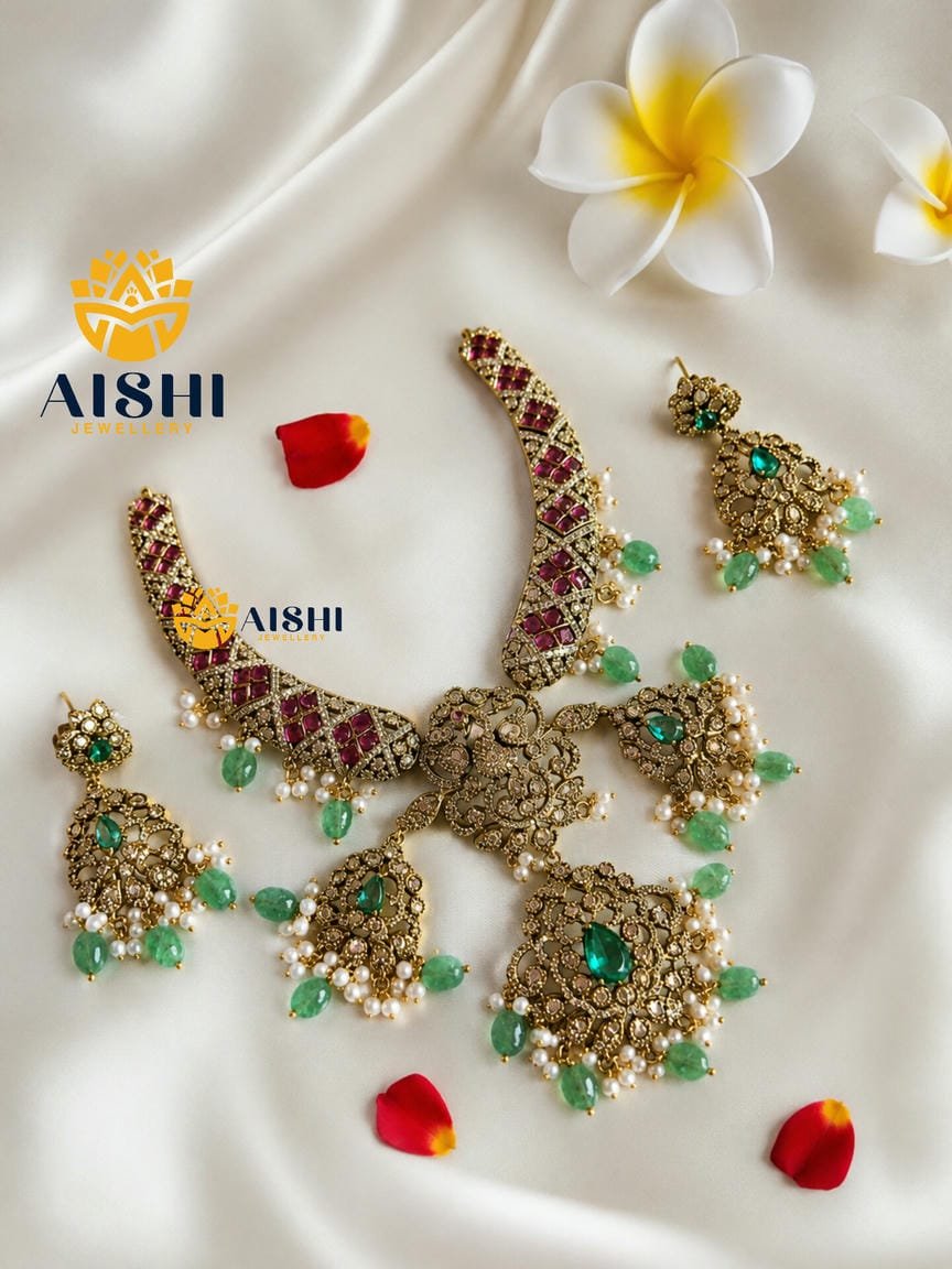 Ruby Green Elegance Set – AN403