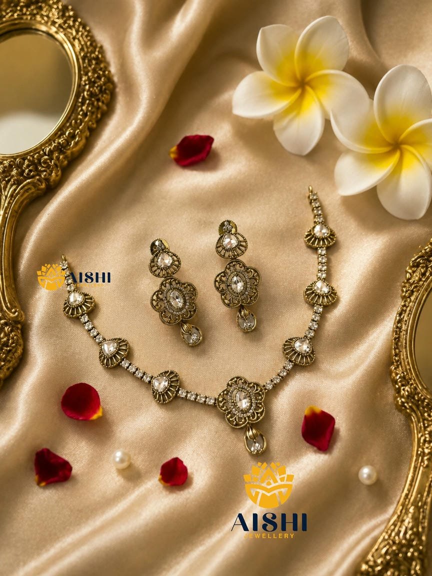 Floral Crystal Set – AN414