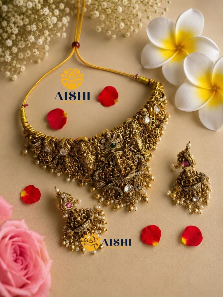 Temple Lakshmi Choker Set – HN200