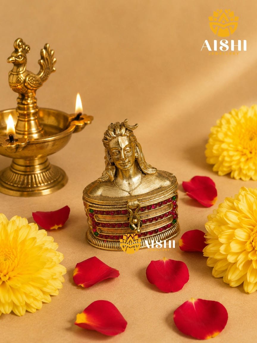 Lord Shivan Kumkum Box – KB22