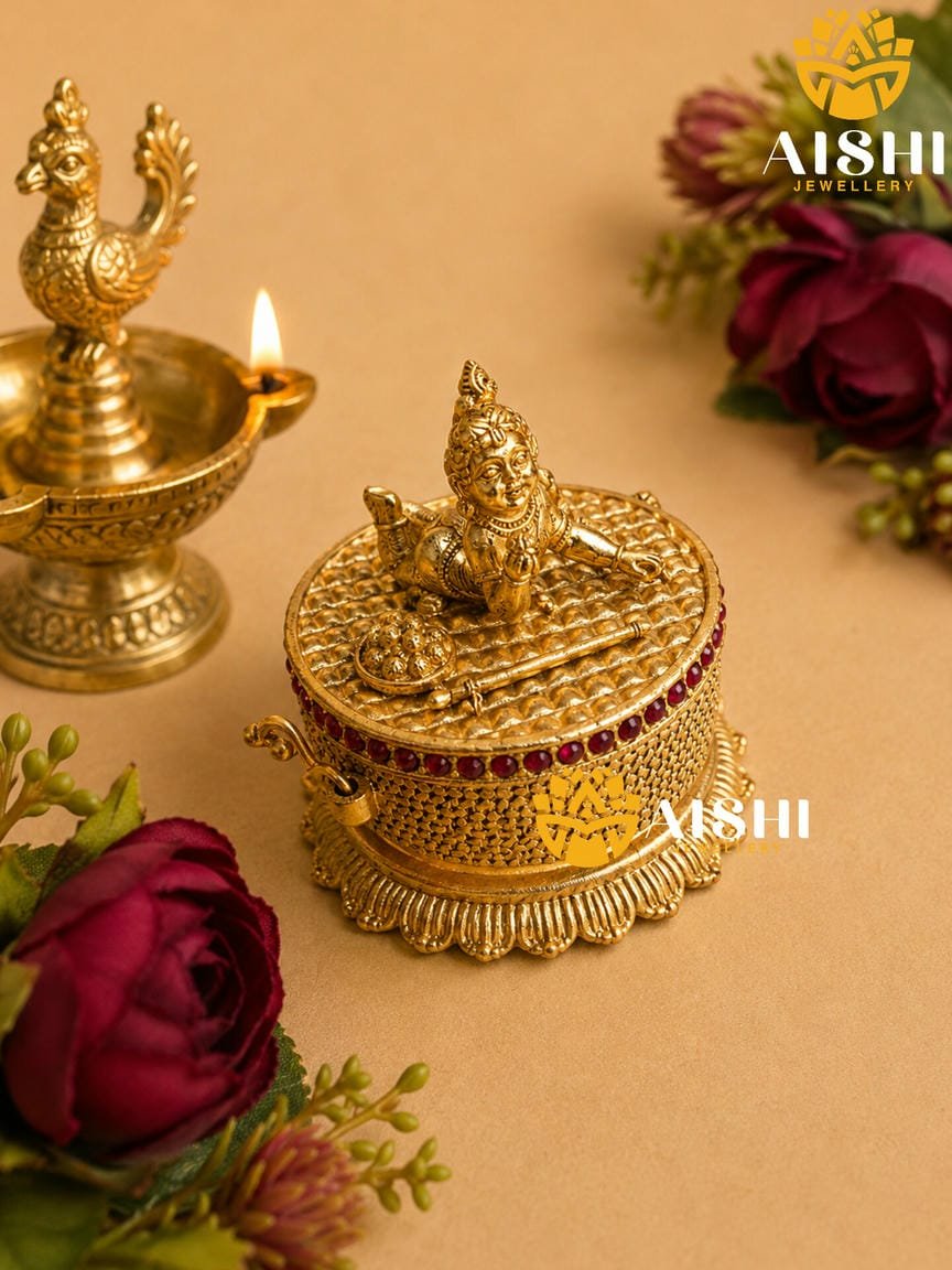 Baby Krishnan Kumkum Box – KB51