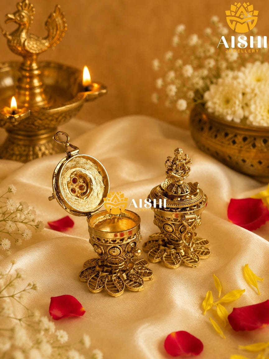 Nakshi-floral-kumkum-box-kb96