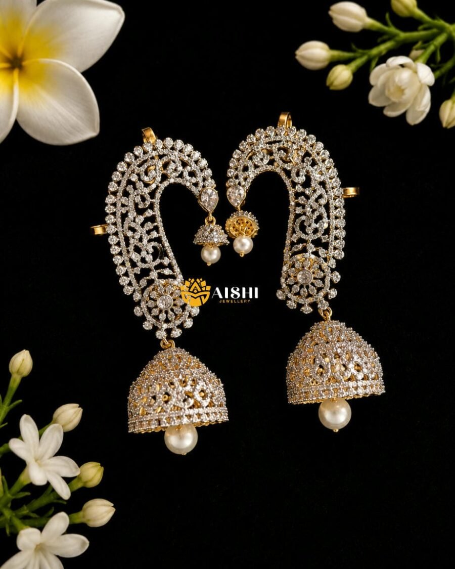 American Diamond Jhumka Earring – AE155
