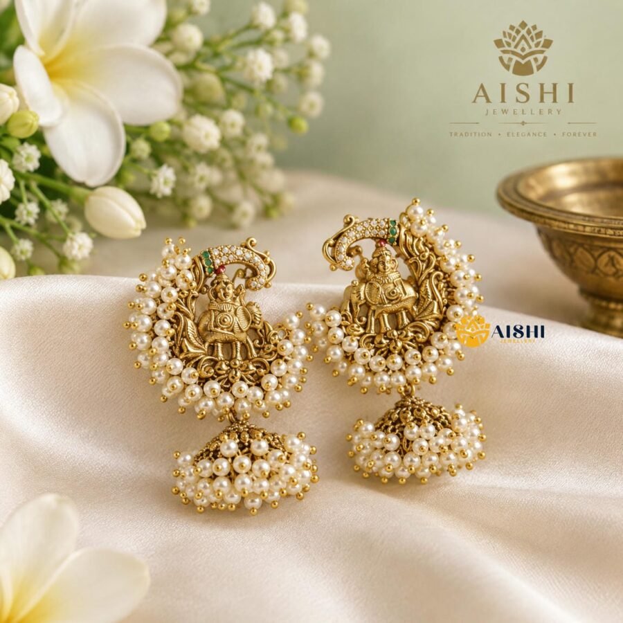 Adorable Elephant Jhumka – E372