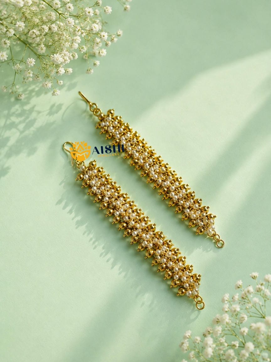 Straight Guttapusalue Earchain- EC121