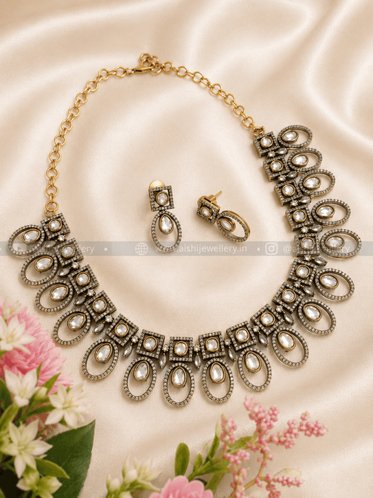 Uncut Kundan Diamond with Victorian Polish-AN213