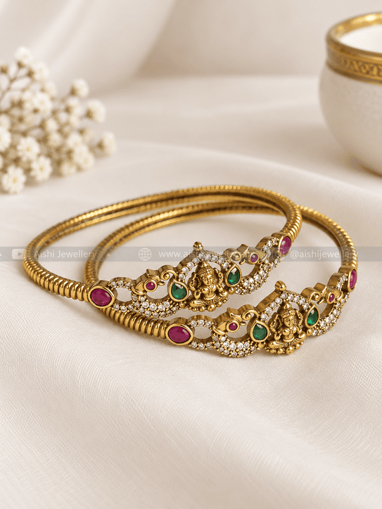 Lakshmi Kada Victorian Bangles(Pair)-B150