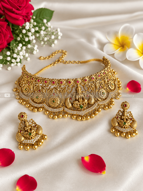 Floral Nakshi Choker-HN183