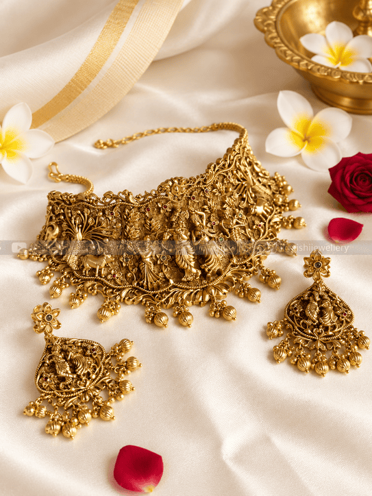 Radha-Krishna Aura Choker-HN194