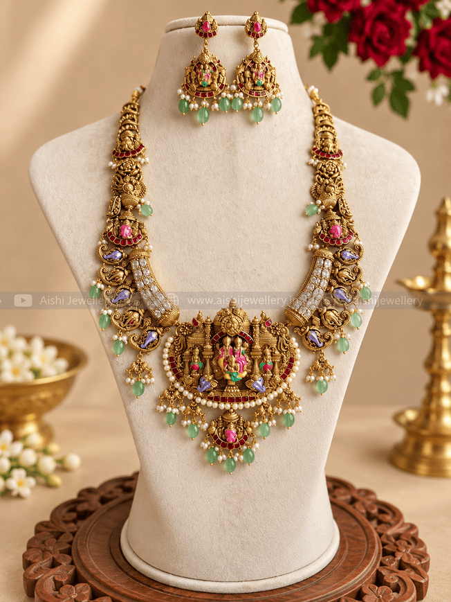 Kailasa Heritage Hand-Painted Haram-LH488