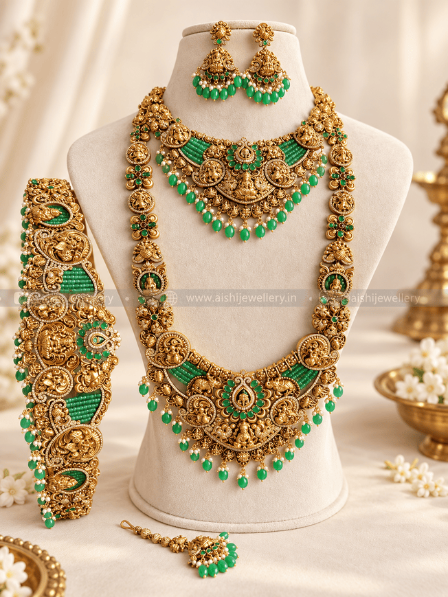Antique Mint Green Bridal Combo Set -LH500