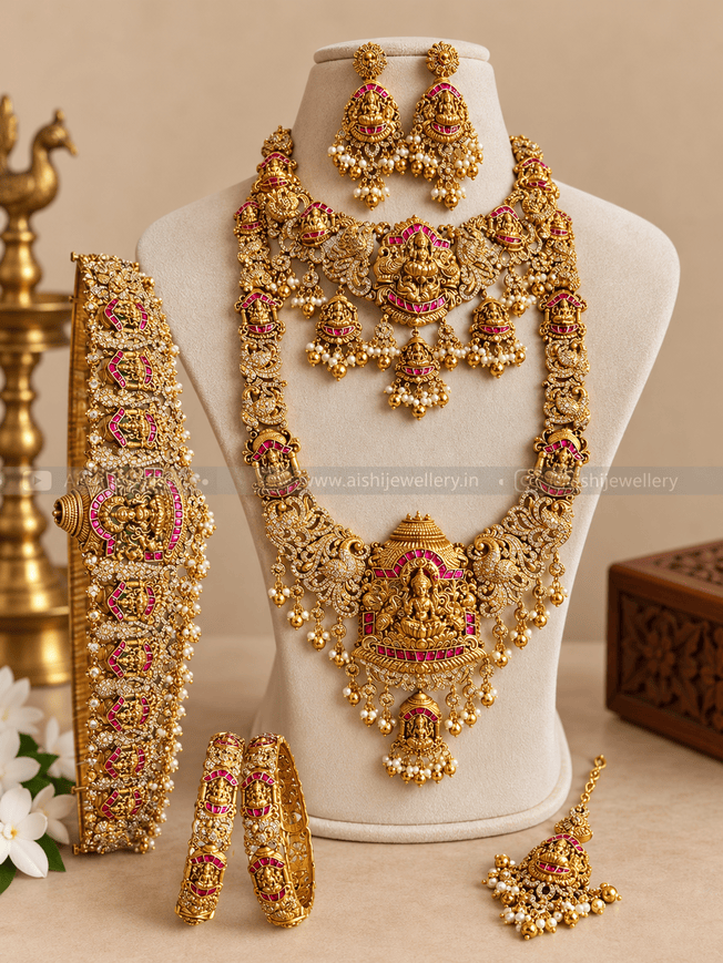 Royal Lakshmi Antique Bridal Set – LH513