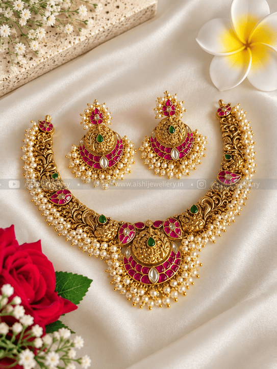 Classic Peacock Pearl Necklace-N800