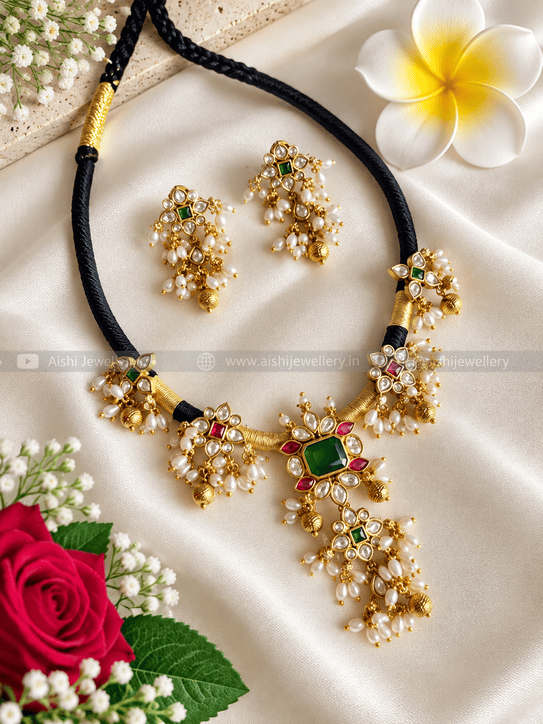 Simple Floral Neckpiece-N801