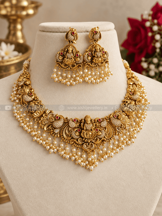 Traditional Ethnic Lakshmi Devi Neckpiece – N675