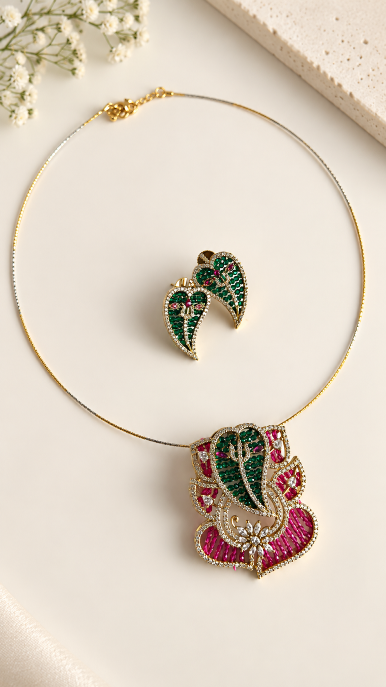 Ganesha Hasli Neckpeice -N936