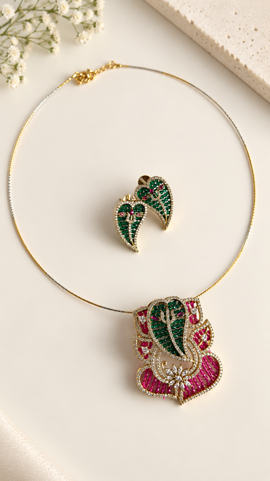 Ganesha Hasli Neckpeice -N936