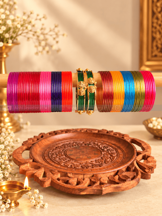 12 IN 1 Changeable Bangle with Lakshmi - B243