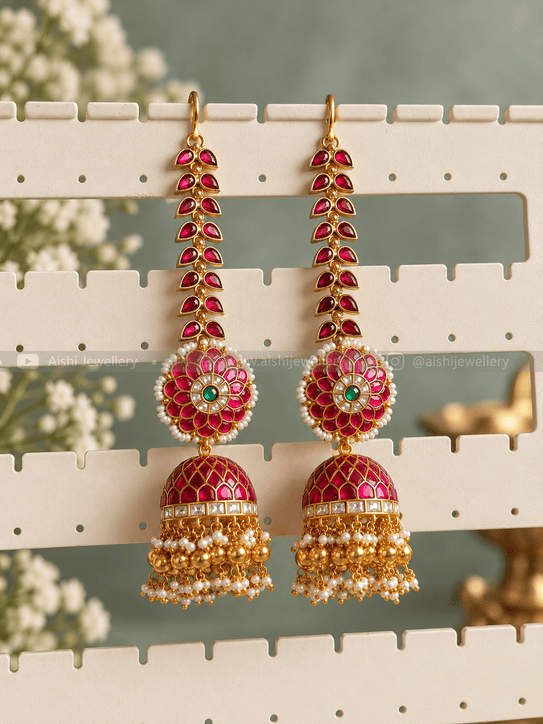 Statement Jadau Earrings Set- BE4