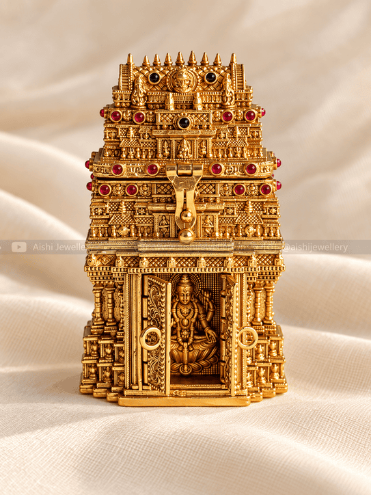 Kovil Gopuram Kumkum box-KB98