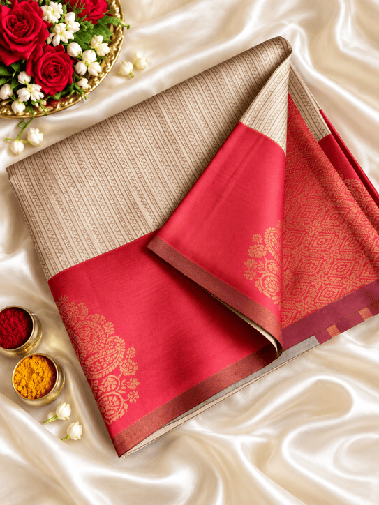 Chandi Zari Red- MY38